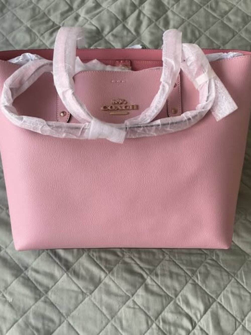 Authentic Coach Leather Town Tote New With Tags